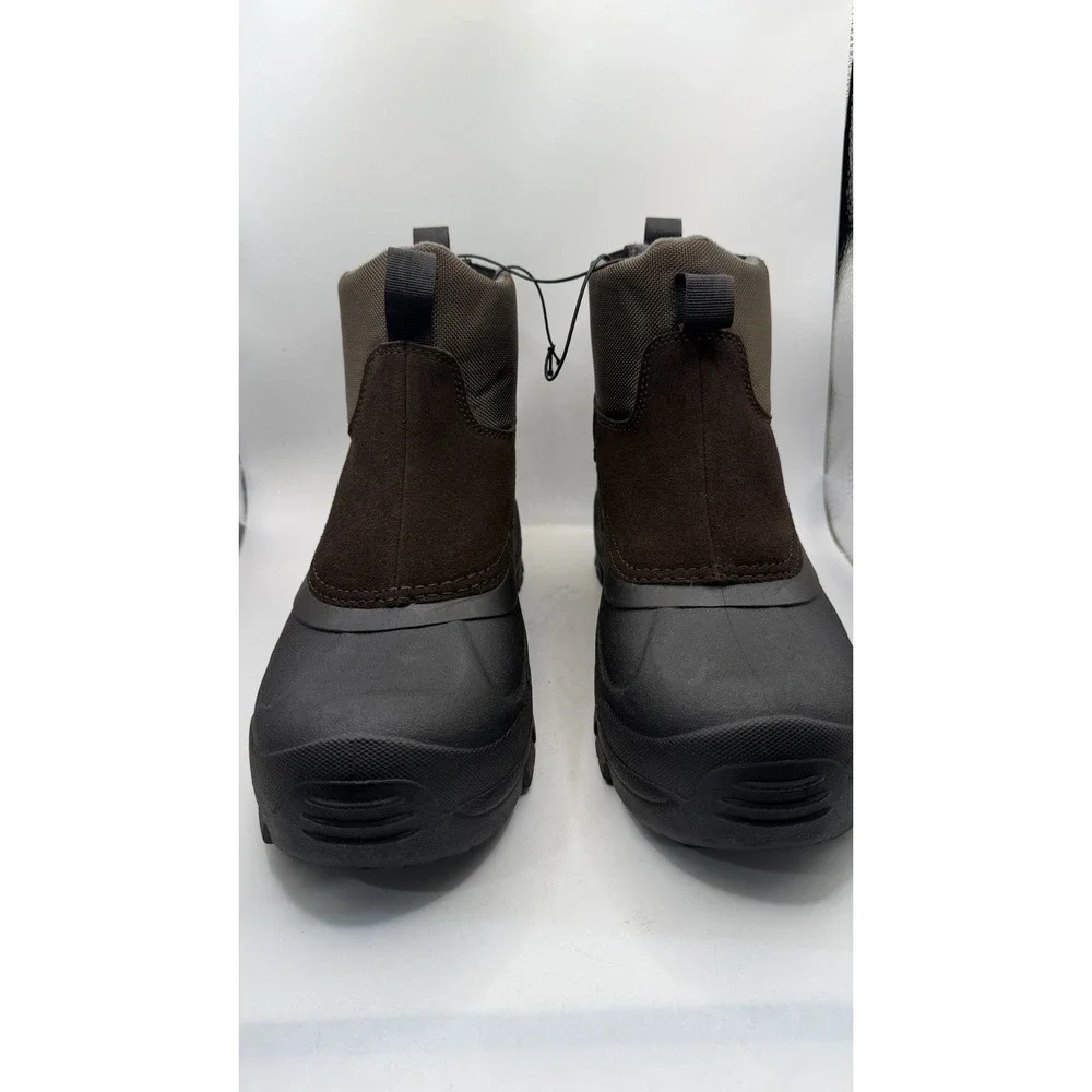 Staheekum Men's Size 10 Pull-on Winter Boots Cold Rated -20 degrees Brown